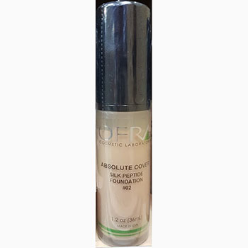 Ofra makeup absolute cover silk peptide foundation no.2 1.2Oz 36ml